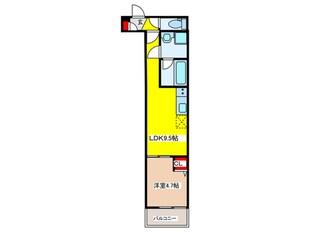 クレアール菱屋東の物件間取画像